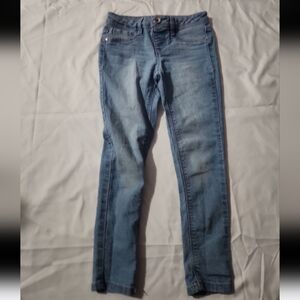 Blue ink girls size 7 light blue denim jeans #DD3
